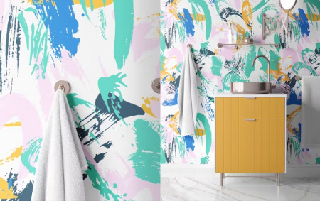 دانلود تسکچر نقاشی با قلم مو Hand Painted Brushstrokes