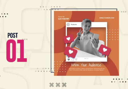 پروژه افتر افکت مجموعه پست اینستاگرام Influencer Post