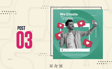 پروژه افتر افکت 6 پست اینستاگرام Influencer Post