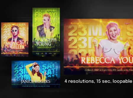 پروژه افتر افکت تبلیغاتی اینستاگرام Instagram Party Flyer