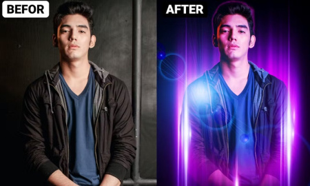 دانلود اکشن فتوشاپ نورپردازی Dramatic Lighting