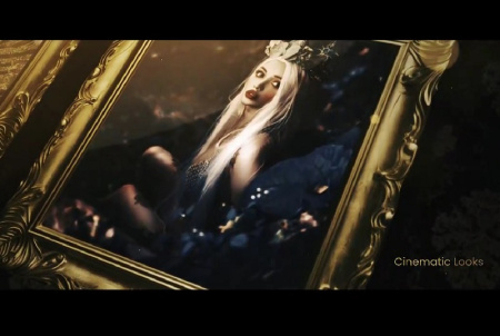 پروژه افتر افکت نمایش عکس با قاب طلایی Luxury Golden Frame