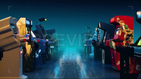 دانلود فوتیج آماده اتاق ماشین‌های بازی Arcade Machine Room
