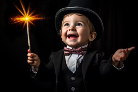 افکت عکس نور جادویی Magical book light