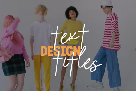 پروژه افتر افکت تایتل های مدرن Modern Design Text Titles