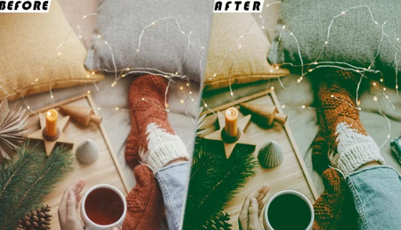 دانلود پریست لایت روم برفی Moody Winter Luts