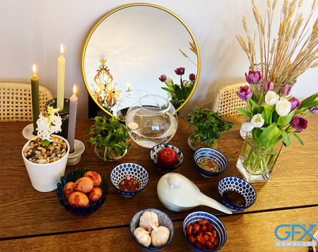 عکس از سفره عید نوروز