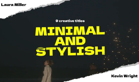 پروژه آماده پریمیر 9 تایپوگرافی کاغذی Paper Typography