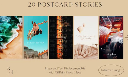 دانلود 20 قالب استوری های اینستاگرام با افکت رنگ روغن