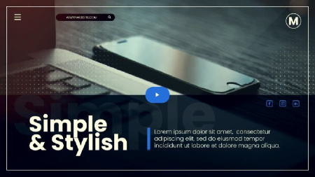 پروژه آماده افتر افکت پرزنتیشن شرکتی Clean Corporate Presentation