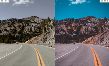 پریست لایت روم رنگین کمانی Rainbow Lightroom