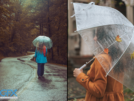 عکس بارانی برای استوری