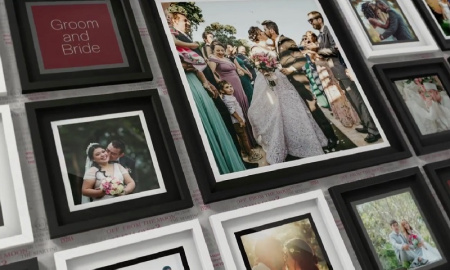 پروژه افتر افکت گالری عکس دیواری Romantic Photo Wall Gallery