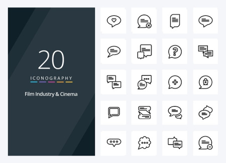 دانلود 20 آیکون پیامک