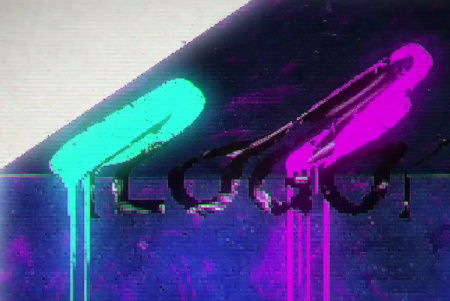 پروژه افتر افکت لوگوی مایع به سبک قدیمی و گرانج