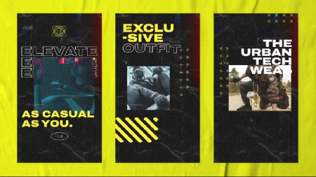 دانلود پروژه آماده افتر افکت استوری اینستاگرام Haidey Techwear