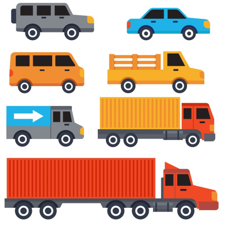 وکتور ماشین سنگین