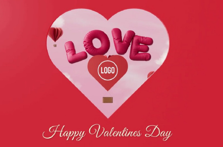 پروژه پریمیر اینترو روز ولنتاین Valentines Day Greeting