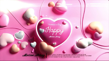 دانلود پروژه افتر افکت لوگو ولنتاین Valentines Day Logo
