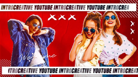 دانلود پروژه افتر افکت اینترو ولاگ شبکه های اجتماعی