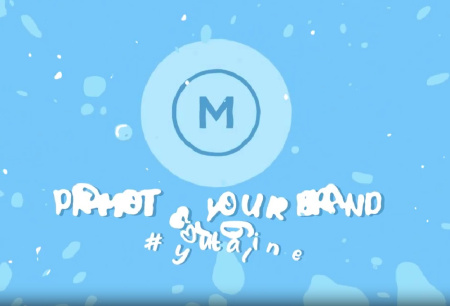 پروژه افتر افکت نمایش لوگو به سبک موج Wave Logo Opener