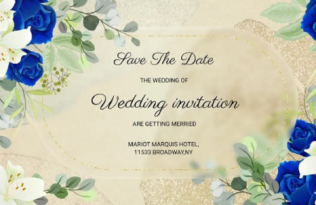 دانلود پروژه افتر افکت کارت عروسی گل دار Wedding Invitation