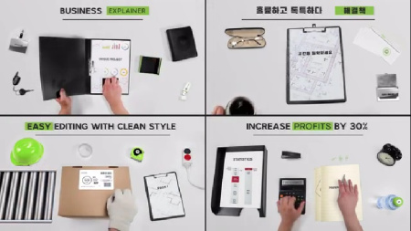 پروژه افتر افکت موشن گرافیک کسب و کار Business Explainer Scenes