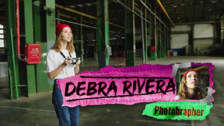 پروژه پریمیر 6 زیرنویس کاغذی Cardboard Lower Thirds