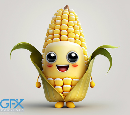 دانلود عکس ذرت کارتونی