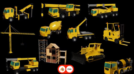 آیکون ماشین های سنگین ساختمانی Construction Equipment
