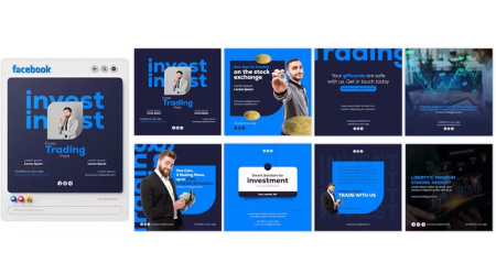 دانلود قالب پست اینستاگرام برای پیج کریپتو Crypto Instagram Post