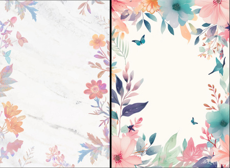 وکتور بک گراند طرح گل