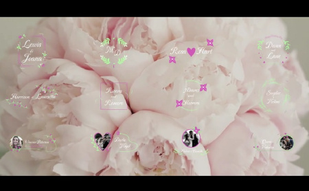 پروژه پریمیر تایتل گلدار عروسی Floral Wedding Titles