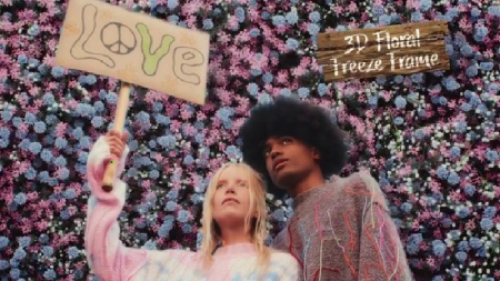 پروژه پریمیر اسلایدشو گل دار فریز فریم 3D Floral Freeze Frame