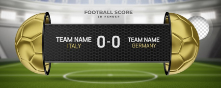 بنر لایه باز فوتبالی