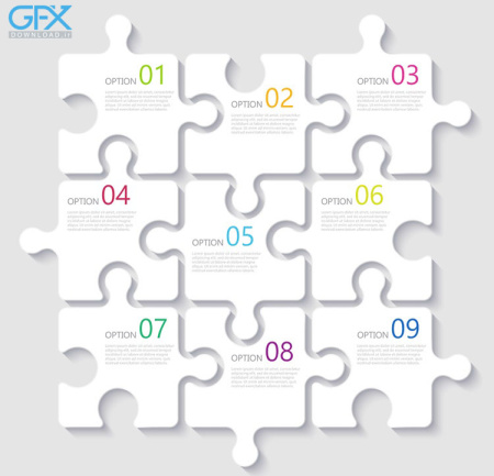 وکتور پازل فتوشاپ