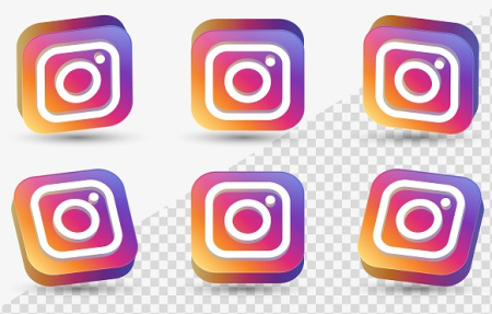 مجوعه آیکون اینستاگرام png