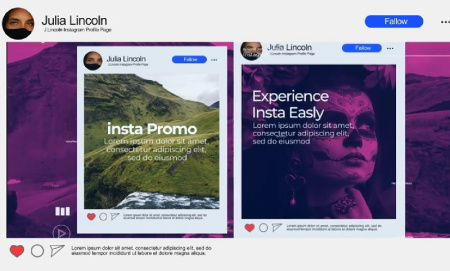 پروژه افتر افکت تبلیغاتی اینستاگرام Instagram Scenes