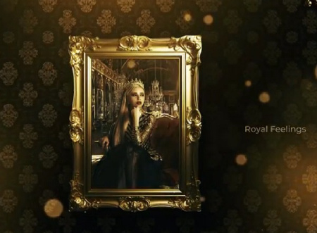 دانلود پروژه پریمیر اسلایدشو قاب طلایی Luxury Golden Frame