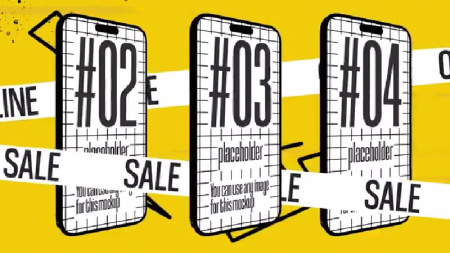 پروژه آماده پریمیر تبلیغاتی فروش ویژه موبایل Mobile App Sale