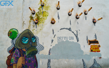 دانلود عکس نقاشی روی دیوار