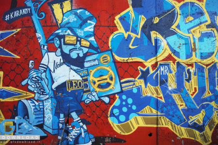 عکس و تصاویر نقاشی روی دیوار