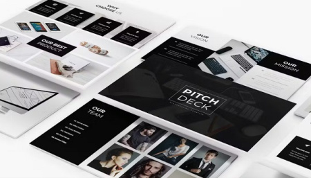 دانلود قالب آماده پاورپوینت Pitch Deck