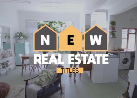 دانلود پروژه افتر افکت 10 تایتل مسکن Real Estate Titles