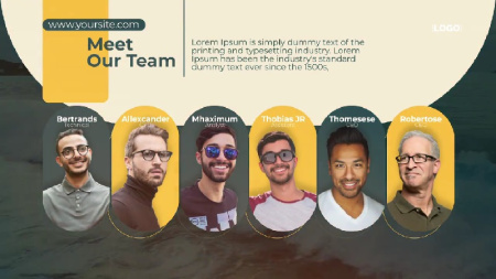 پروژه افتر افکت پروفایل شرکتی گرد Rounded Corporate Profile
