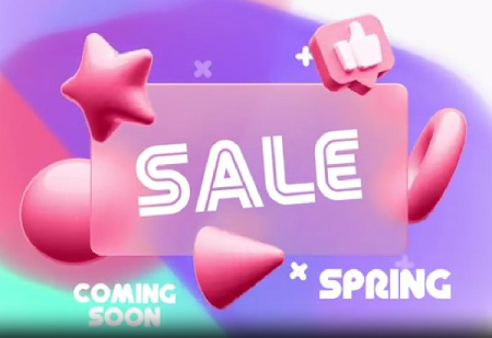 پروژه پریمیر افتتاحیه فروش ویژه سه بعدی با طراحی گرادینت