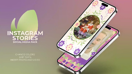 دانلود پروژه افتر افکت ریلز بهاری اینستاگرام Spring Nature Flowers