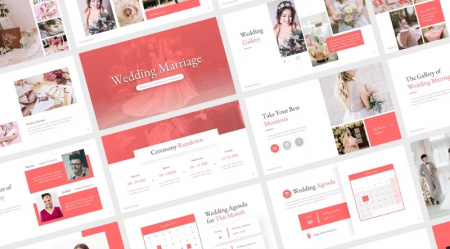 دانلود قالب پاورپوینت ازدواج و عروسی