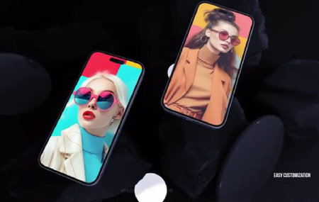 پروژه افتر افکت تبلیغات اپلیکیشن موبایل App Advertising Promo