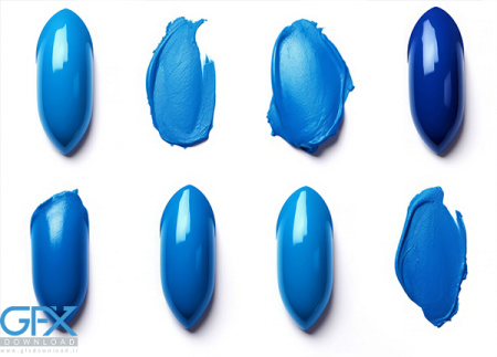 عکس ژلیش آبی